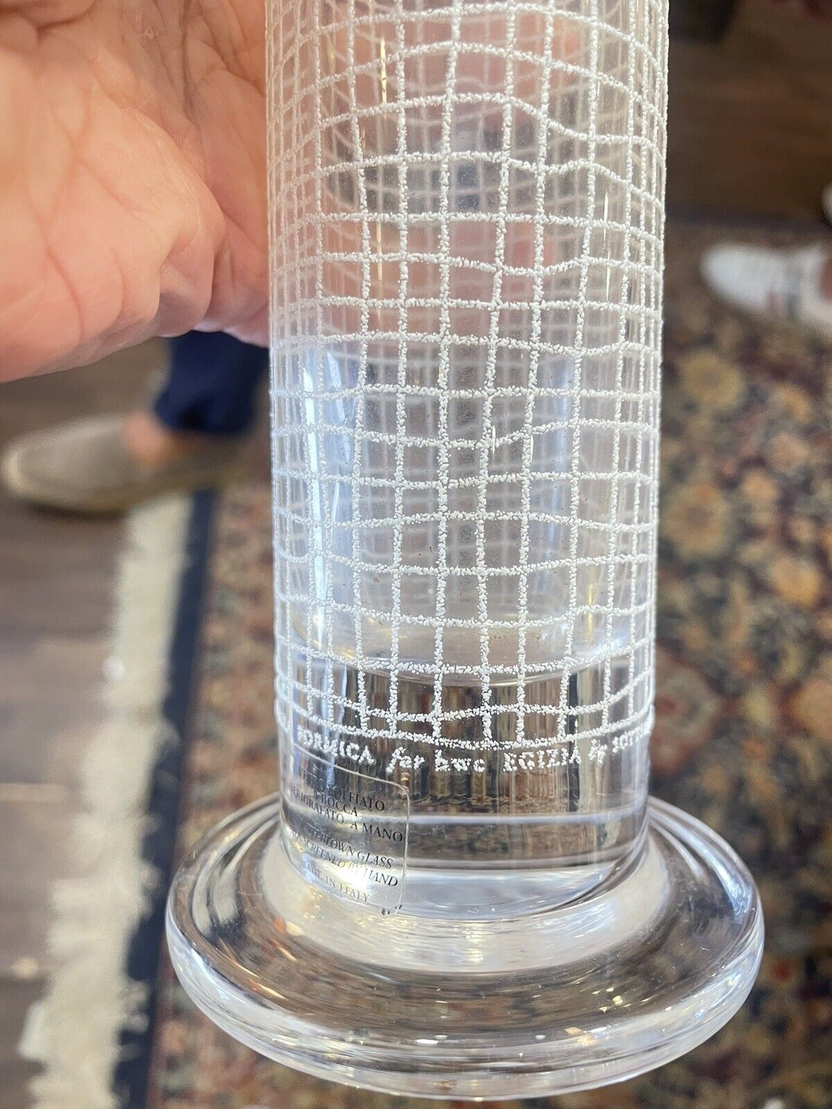 Sottsass e Associati Giovannella Formica vaso per Egizia 1980 Ca