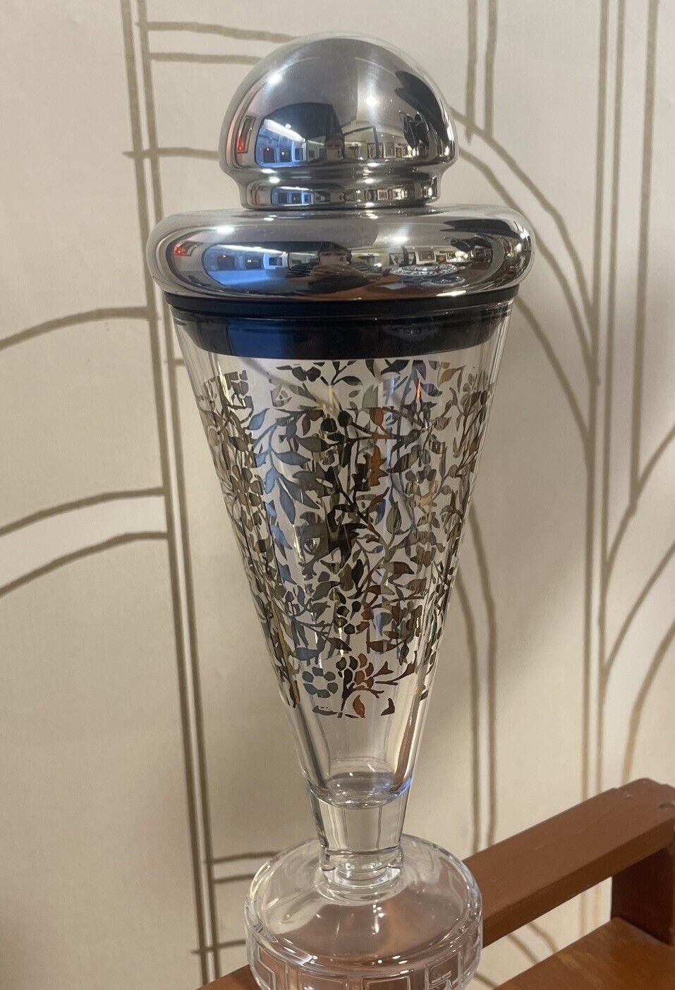 Shaker Vetro Pubblicitario Vintage Alessi CAMPARI 1986 Design MATTEO THUN