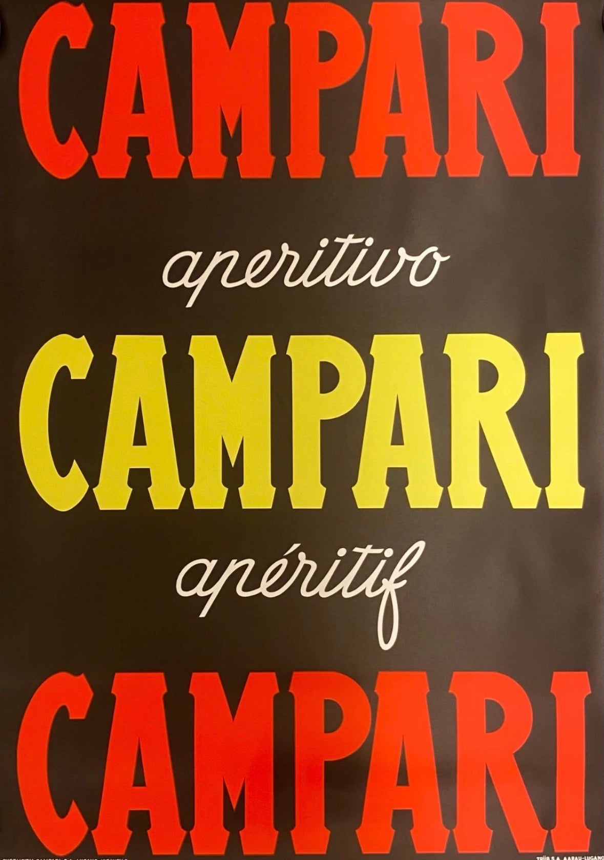 Manifesto originale Campari