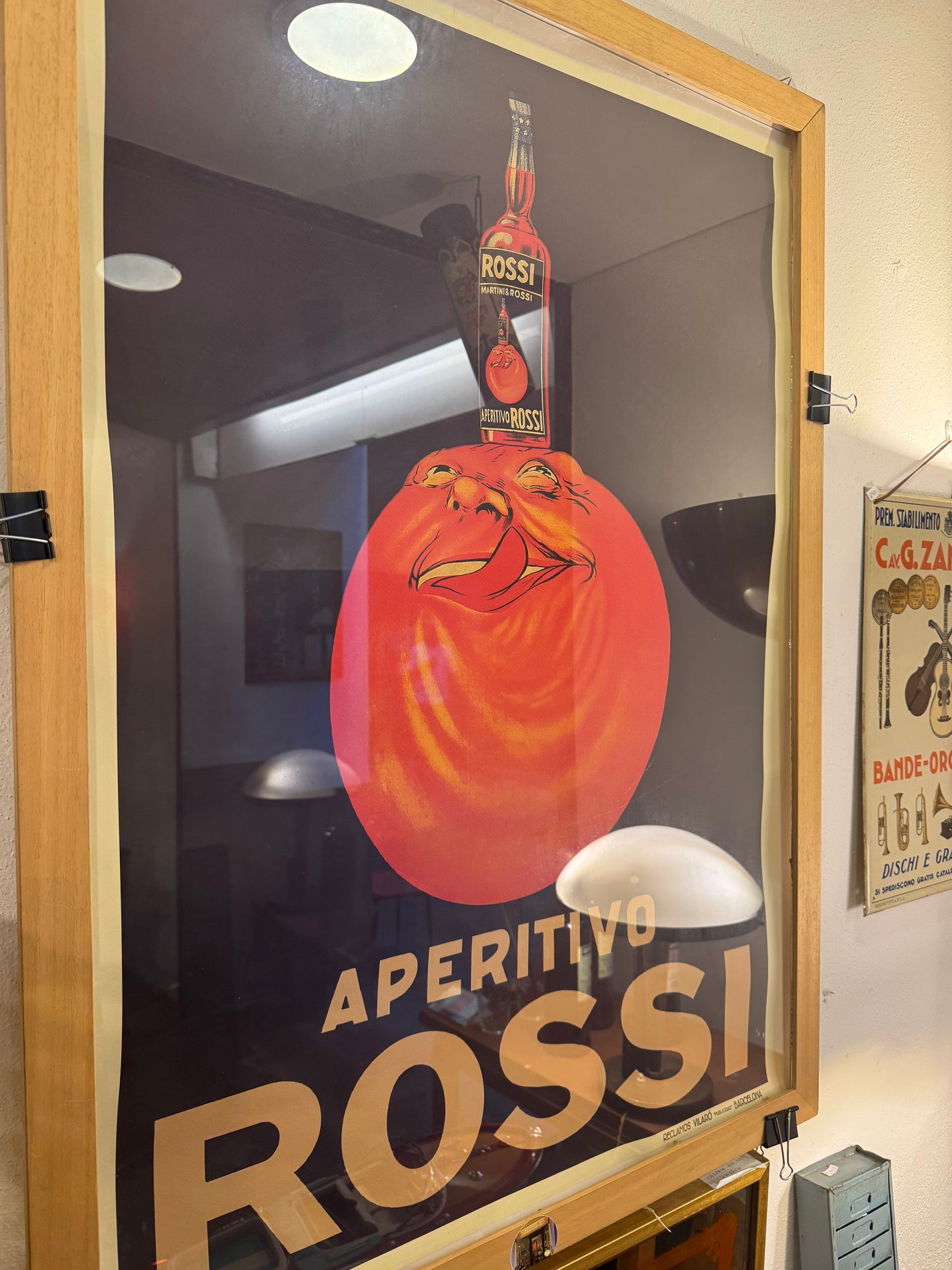 Manifesto Aperitivo Rossi di Martini e Rossi!