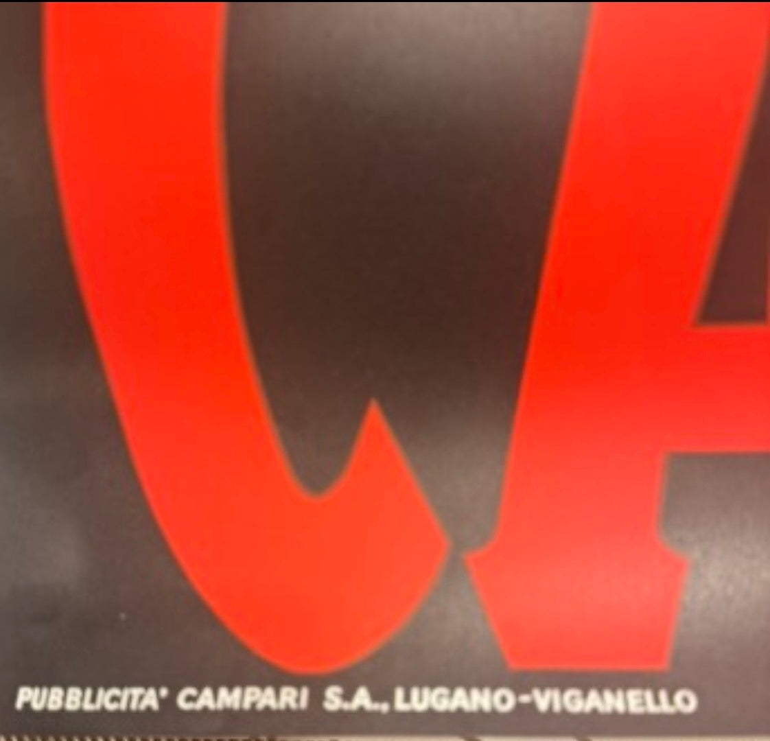 Manifesto originale Campari