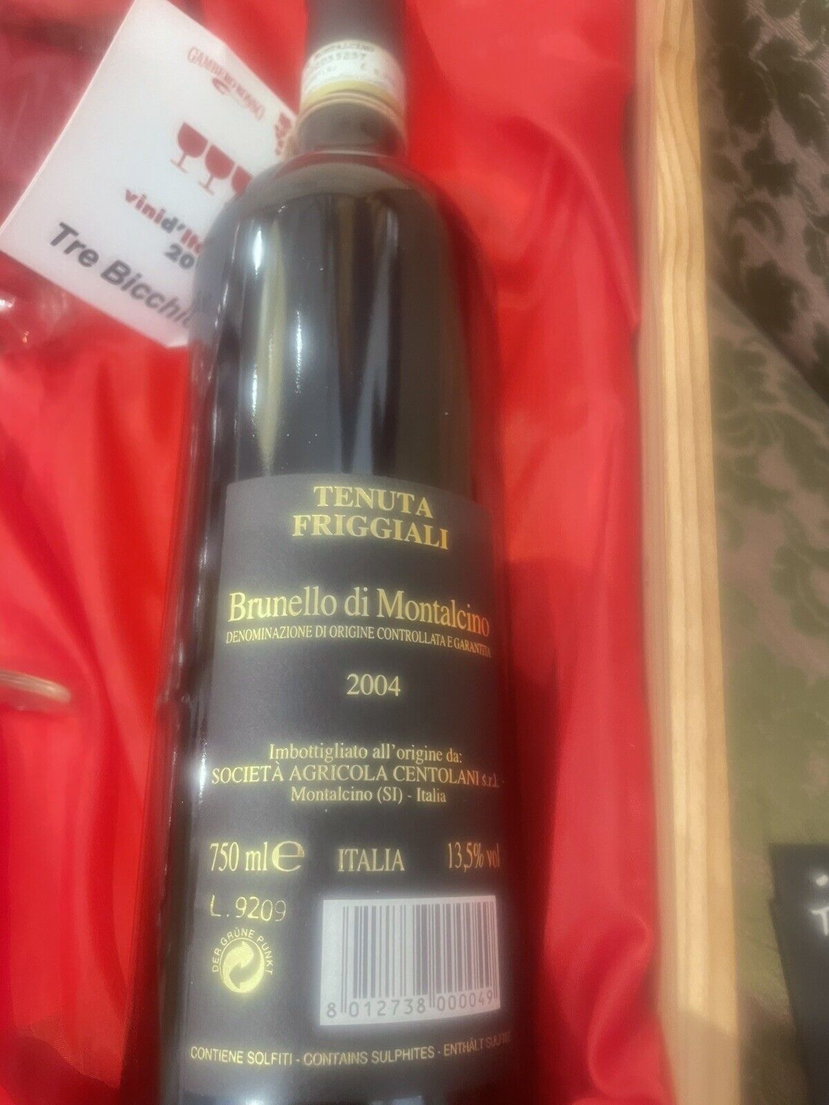 1 Bt. Brunello di Montalcino Tenuta Friggiali 2004