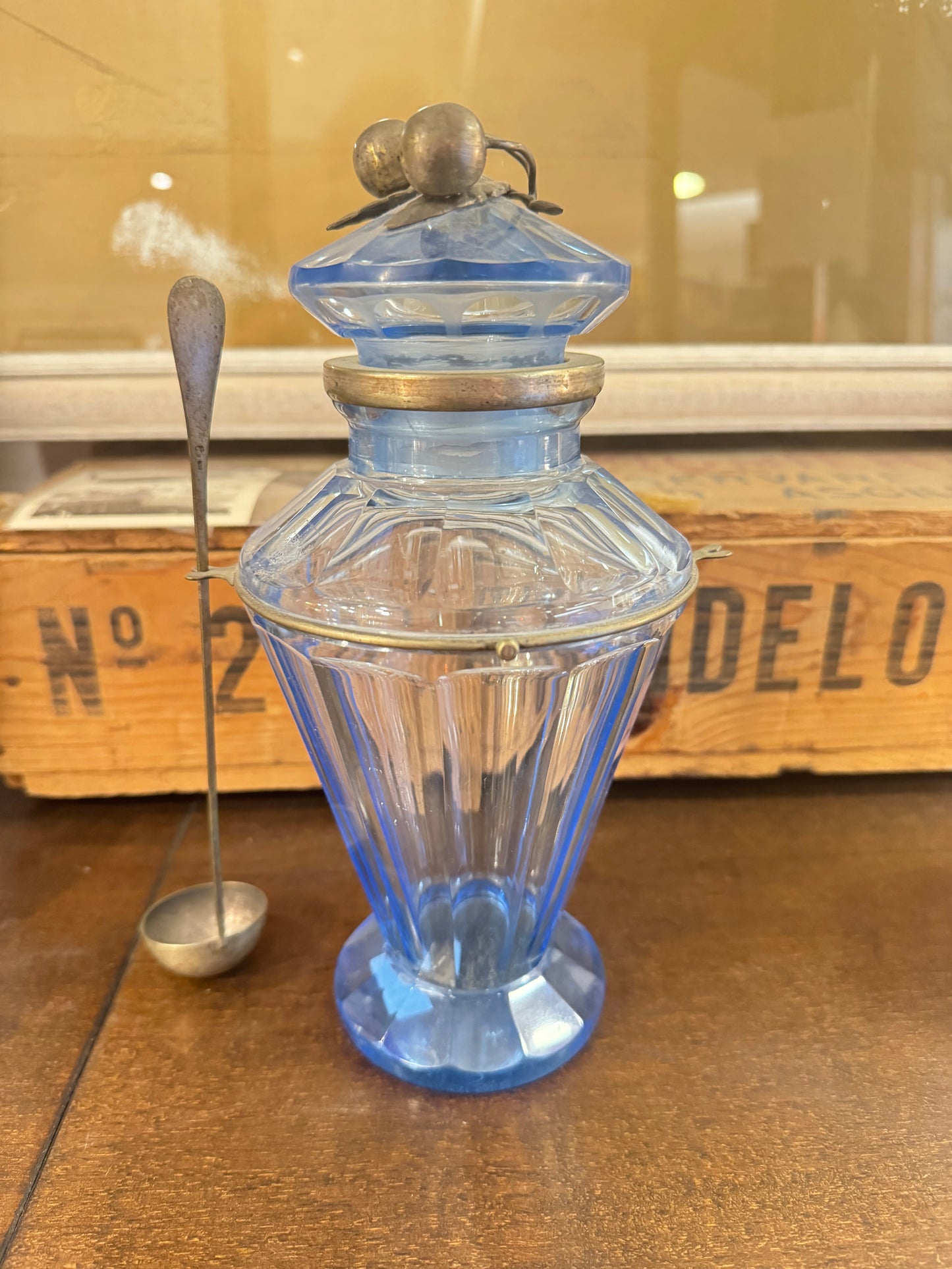 Antico barattolo in vetro anni ‘30