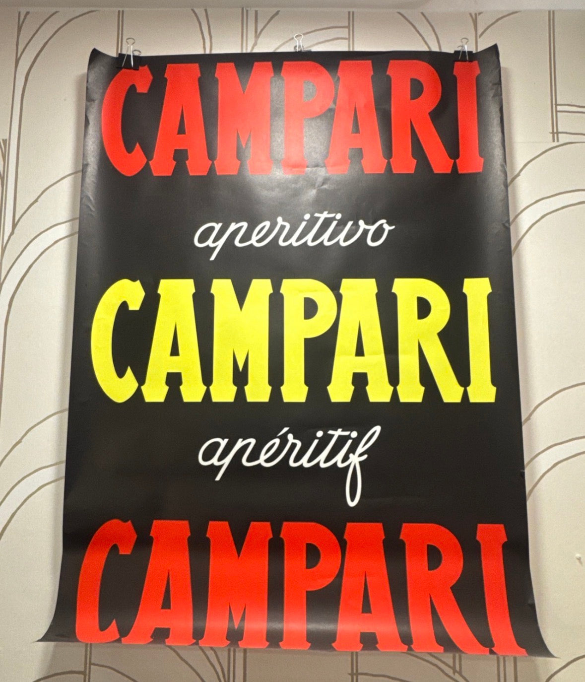 Manifesto originale Campari