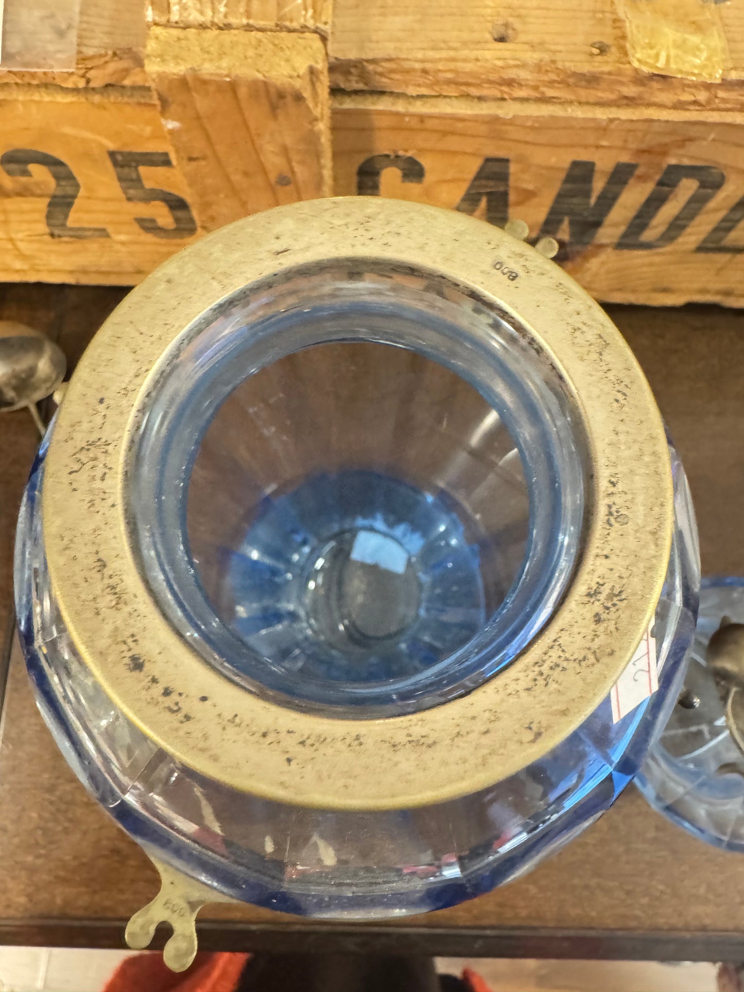 Antico barattolo in vetro anni ‘30