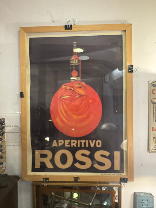 Manifesto Aperitivo Rossi di Martini e Rossi!